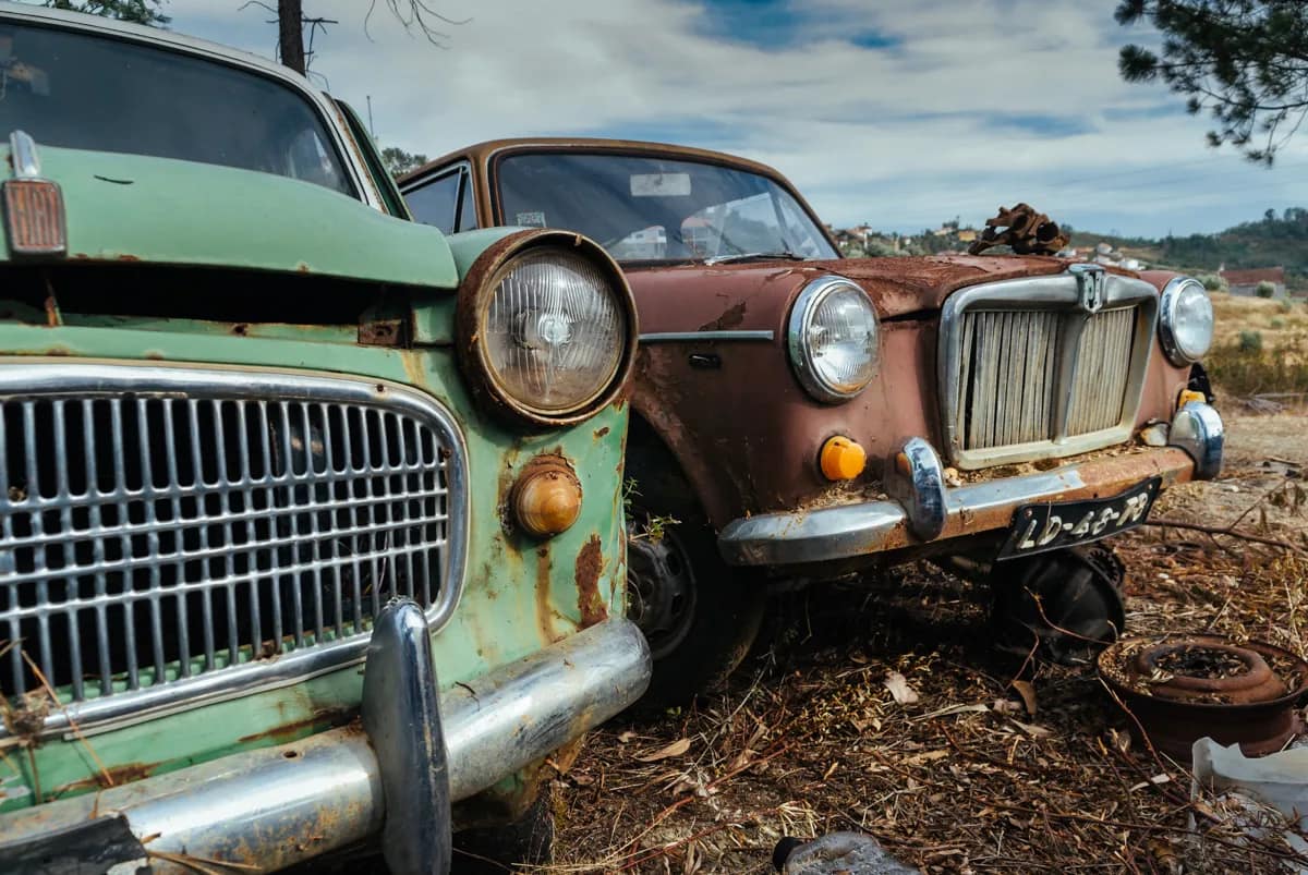 Ghost Cars in Fontes, Portugal